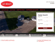 Tablet Screenshot of acerealty.net